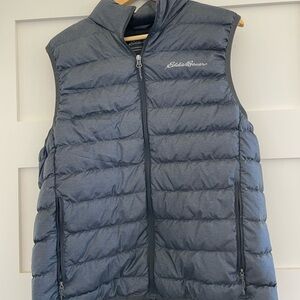 Men’s Eddie Bauer Vest Down Puffer men’s size medium. Great condition